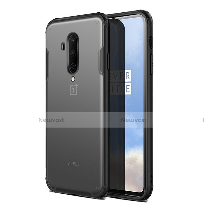 Ultra-thin Transparent Matte Finish Cover Case for OnePlus 7T Pro 5G Black