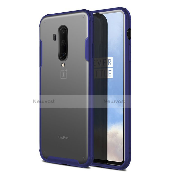 Ultra-thin Transparent Matte Finish Cover Case for OnePlus 7T Pro Blue