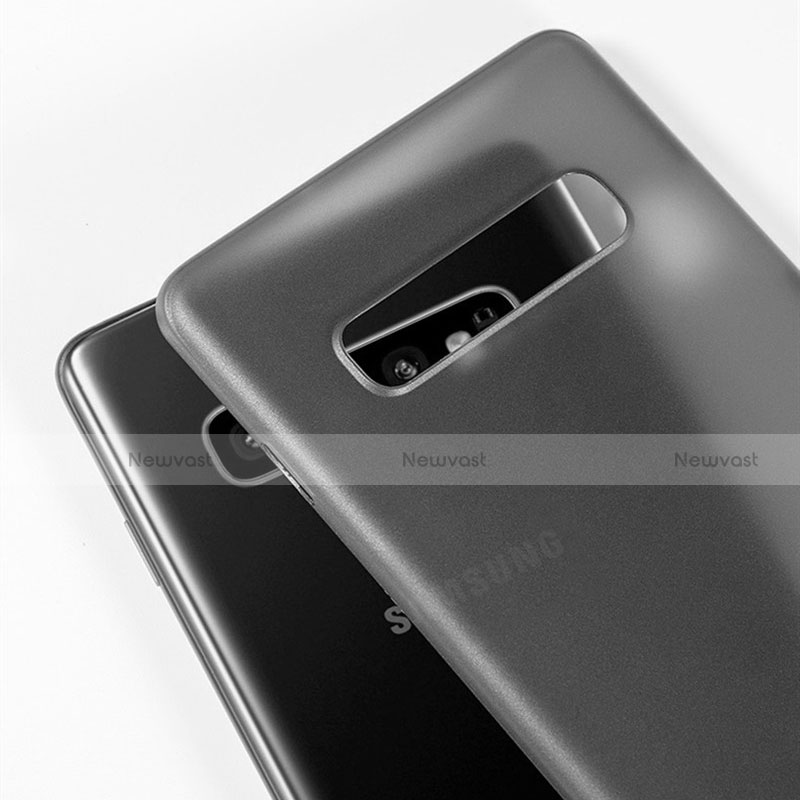 Ultra-thin Transparent Matte Finish Cover Case P01 for Samsung Galaxy S10 Plus