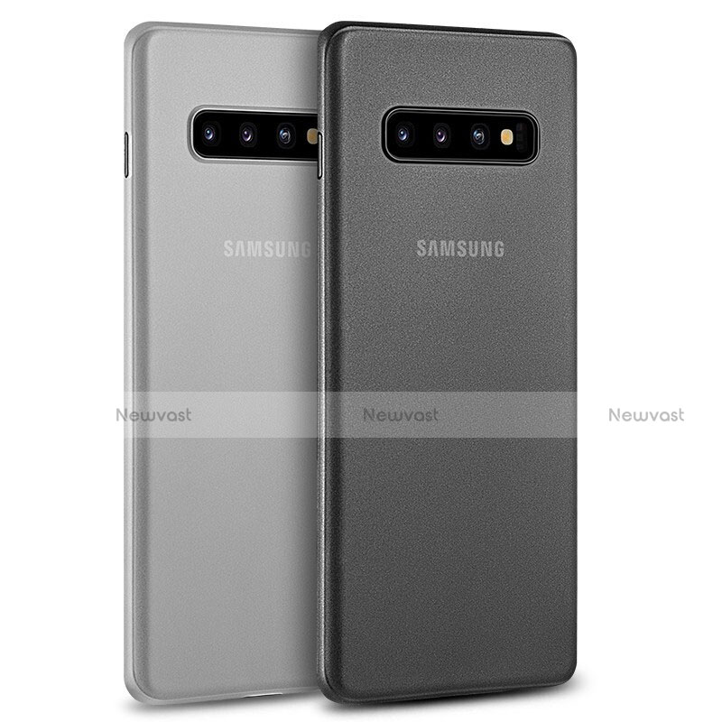 Ultra-thin Transparent Matte Finish Cover Case P01 for Samsung Galaxy S10 Plus