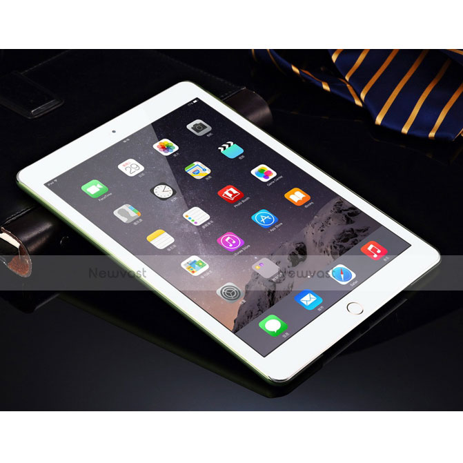 Ultra-thin Transparent Matte Finish Cover for Apple iPad Air Green