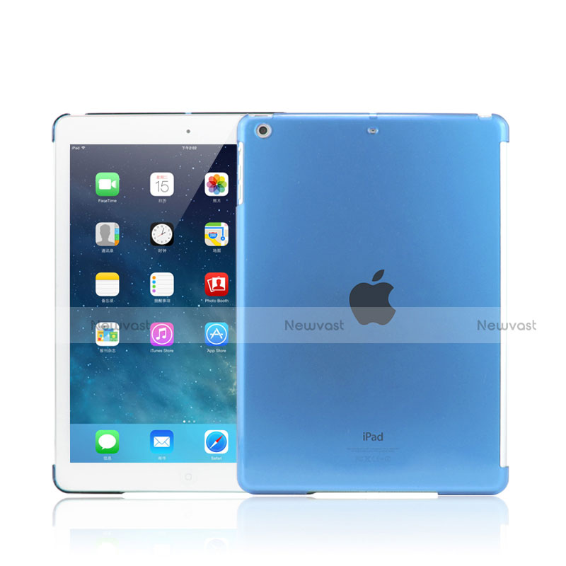 Ultra-thin Transparent Matte Finish Cover for Apple iPad Mini Sky Blue