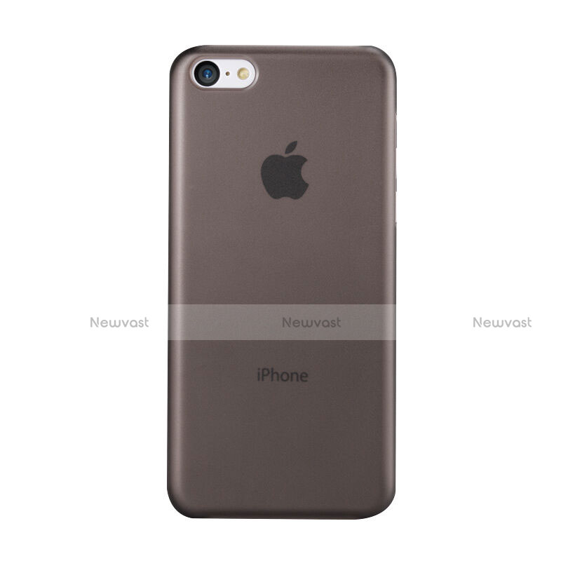 Ultra-thin Transparent Matte Finish Cover for Apple iPhone 5C Gray