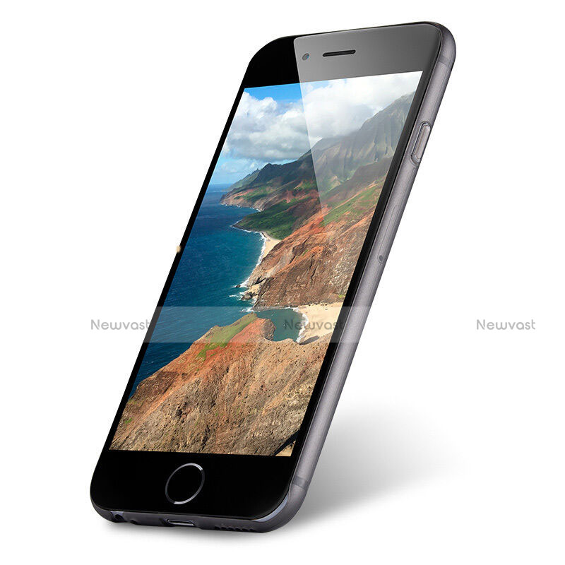Ultra-thin Transparent Matte Finish Soft Case for Apple iPhone 6S Plus Dark Gray