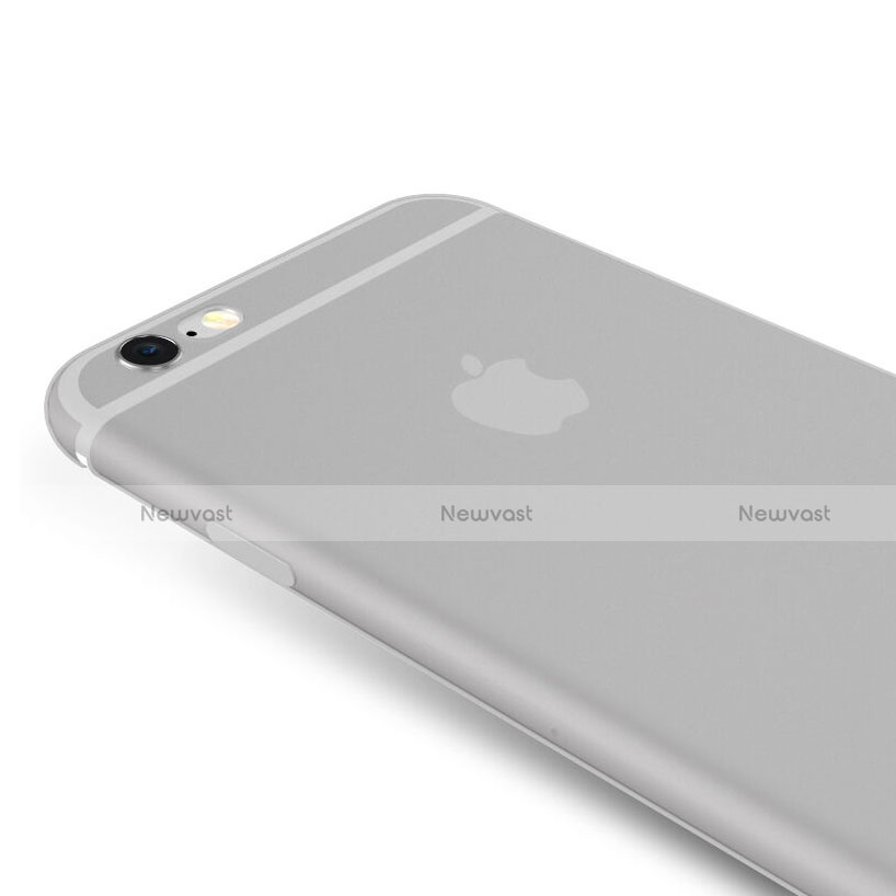 Ultra-thin Transparent Matte Finish Soft Case for Apple iPhone 6S Plus Gray