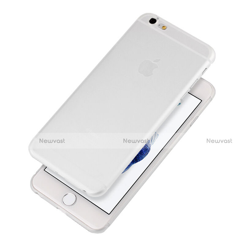 Ultra-thin Transparent Matte Finish Soft Case for Apple iPhone 6S Plus White