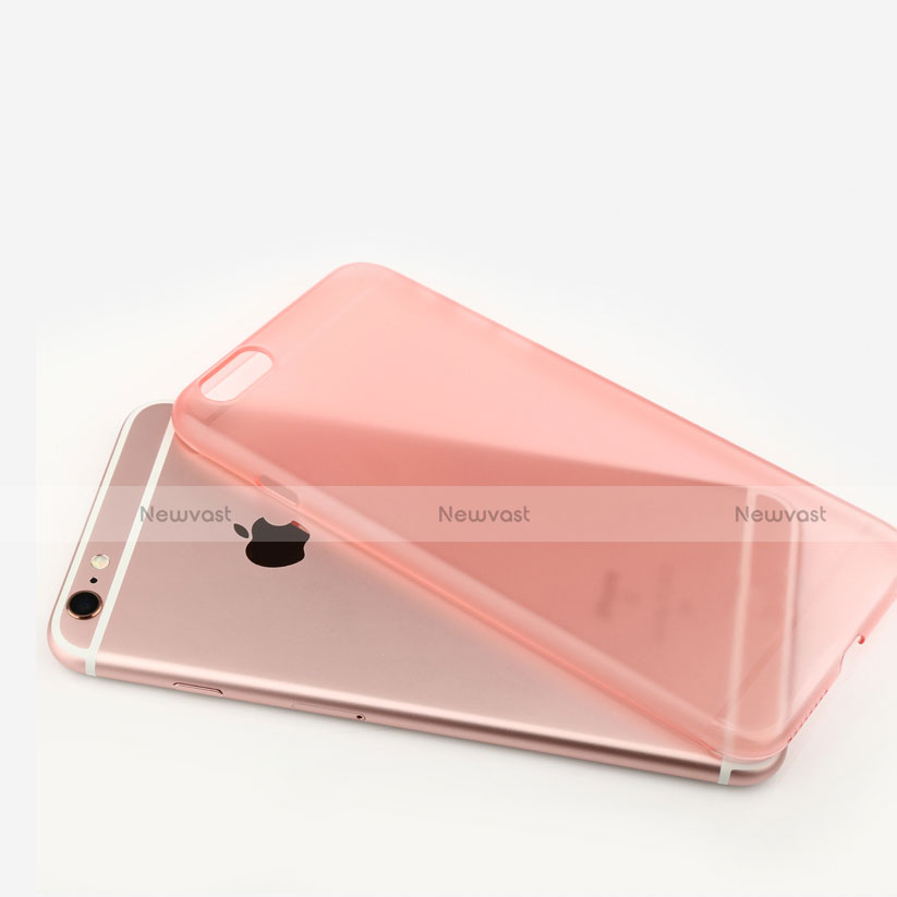 Ultra-thin Transparent Matte Finish Soft Case for Apple iPhone 6S Rose Gold