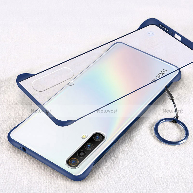 Ultra-thin Transparent Plastic Case Cover for Realme X3 SuperZoom Blue