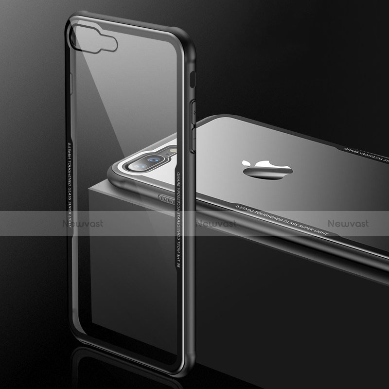 Ultra-thin Transparent TPU Soft Case A05 for Apple iPhone 7 Plus Black