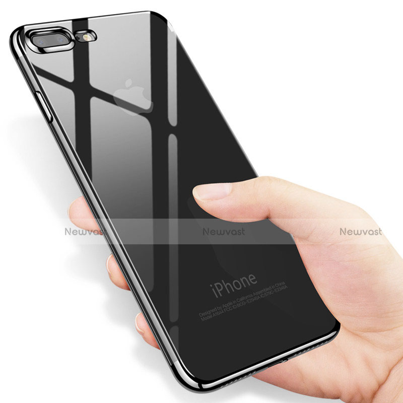 Ultra-thin Transparent TPU Soft Case A07 for Apple iPhone 7 Plus Black