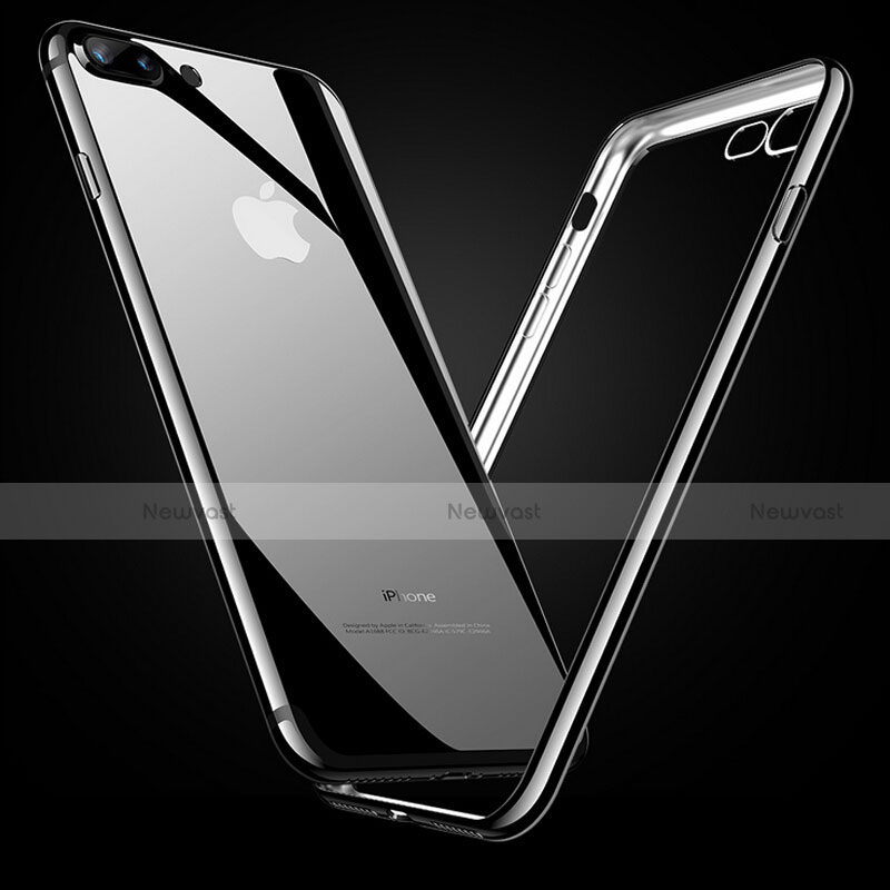Ultra-thin Transparent TPU Soft Case A08 for Apple iPhone 7 Plus Black