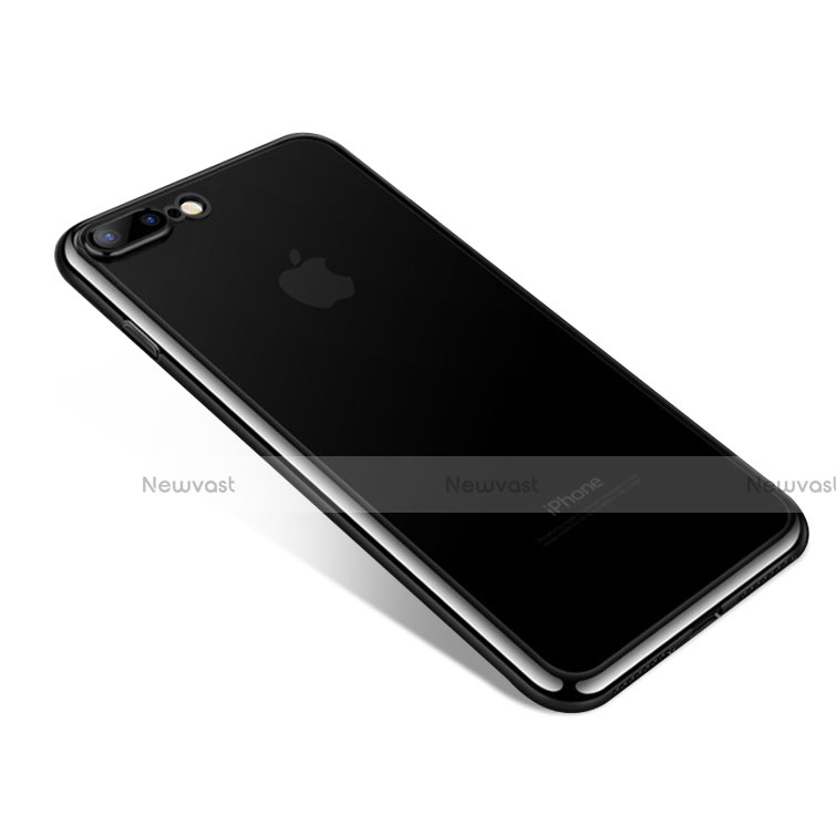Ultra-thin Transparent TPU Soft Case A08 for Apple iPhone 8 Plus Black