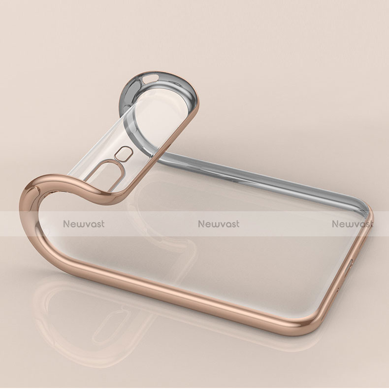 Ultra-thin Transparent TPU Soft Case A21 for Apple iPhone 8 Plus Gold