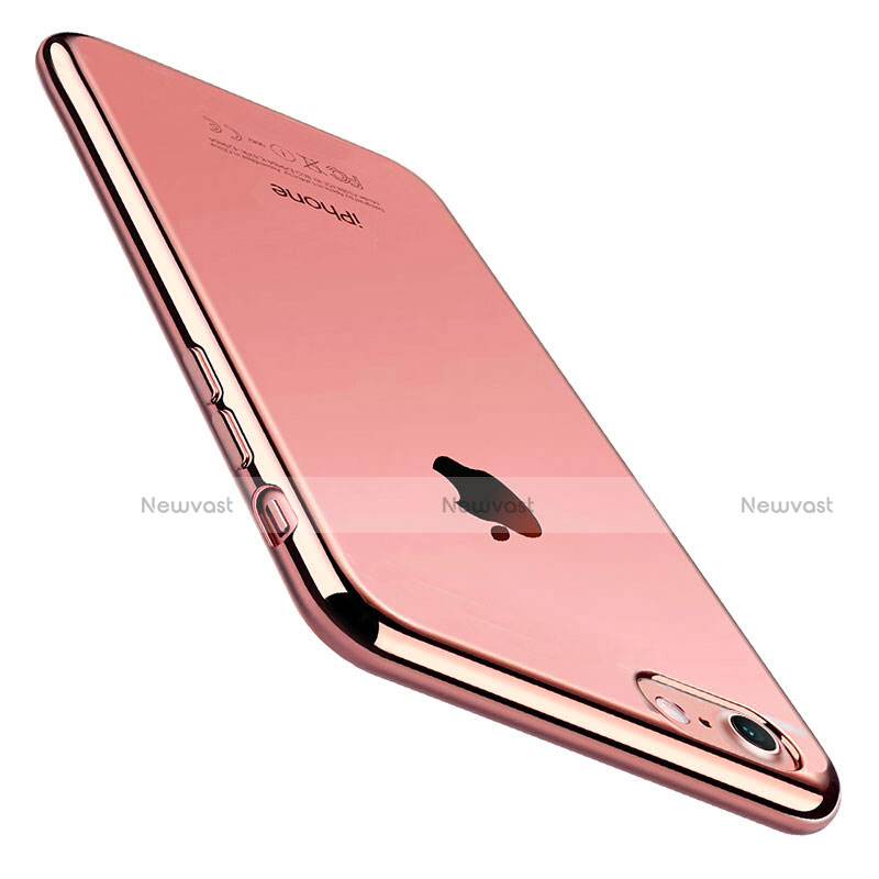 Ultra-thin Transparent TPU Soft Case C01 for Apple iPhone 8 Rose Gold