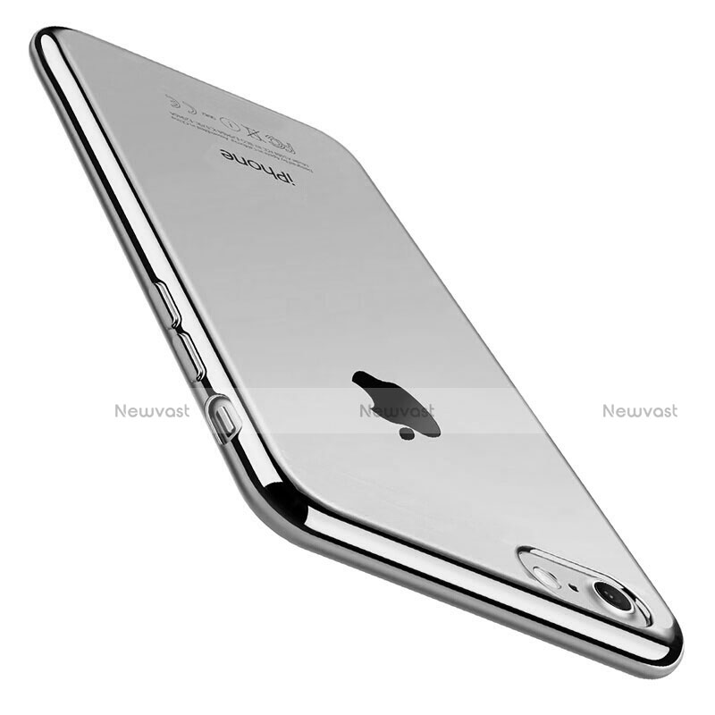 Ultra-thin Transparent TPU Soft Case C01 for Apple iPhone SE (2020) Silver