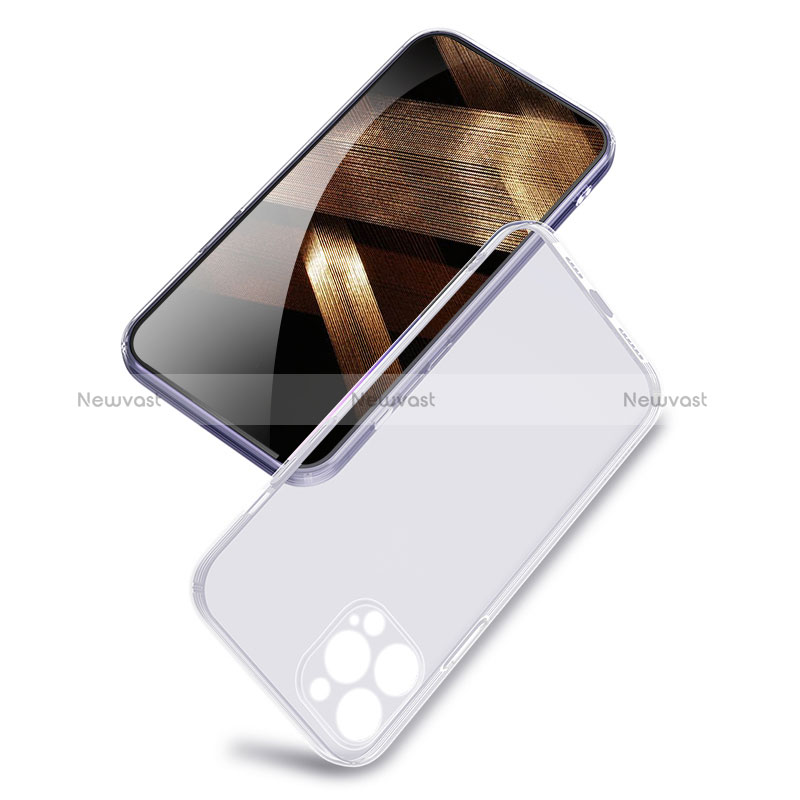 Ultra-thin Transparent TPU Soft Case C02 for Apple iPhone 15 Clear
