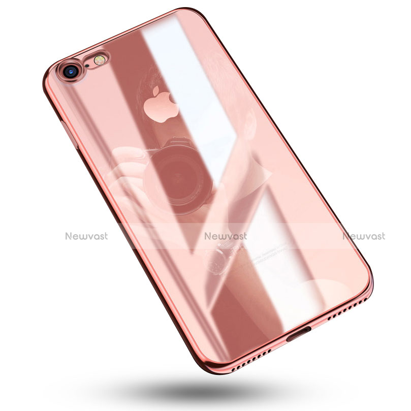 Ultra-thin Transparent TPU Soft Case C02 for Apple iPhone 8 Rose Gold
