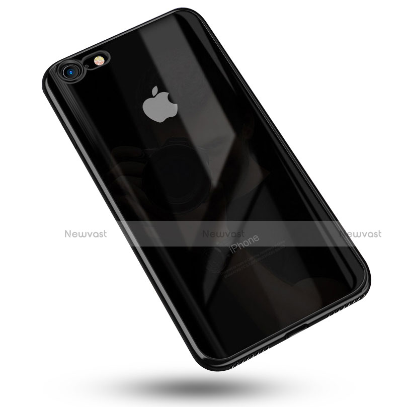 Ultra-thin Transparent TPU Soft Case C02 for Apple iPhone SE (2020) Black