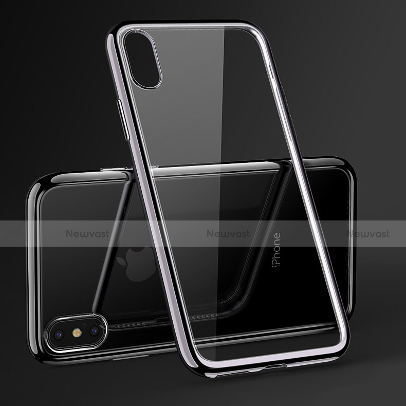 Ultra-thin Transparent TPU Soft Case C03 for Apple iPhone X Clear