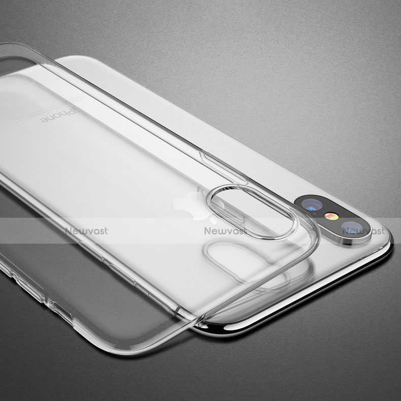 Ultra-thin Transparent TPU Soft Case C05 for Apple iPhone X Clear