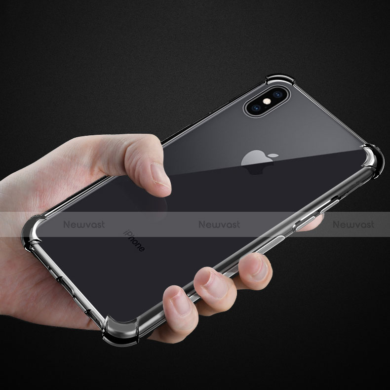 Ultra-thin Transparent TPU Soft Case C07 for Apple iPhone X Clear