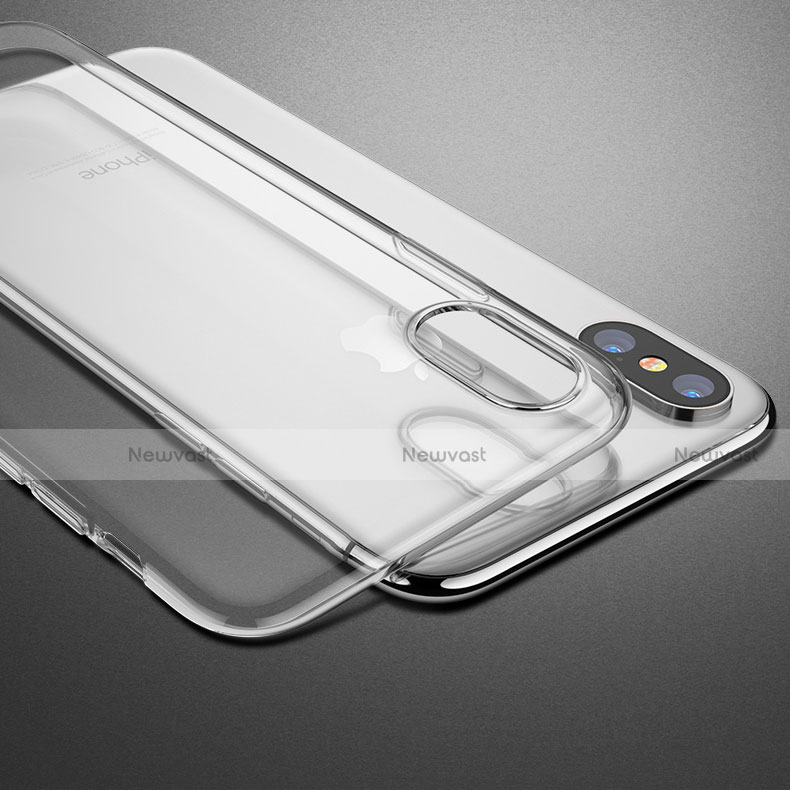 Ultra-thin Transparent TPU Soft Case C08 for Apple iPhone X Clear