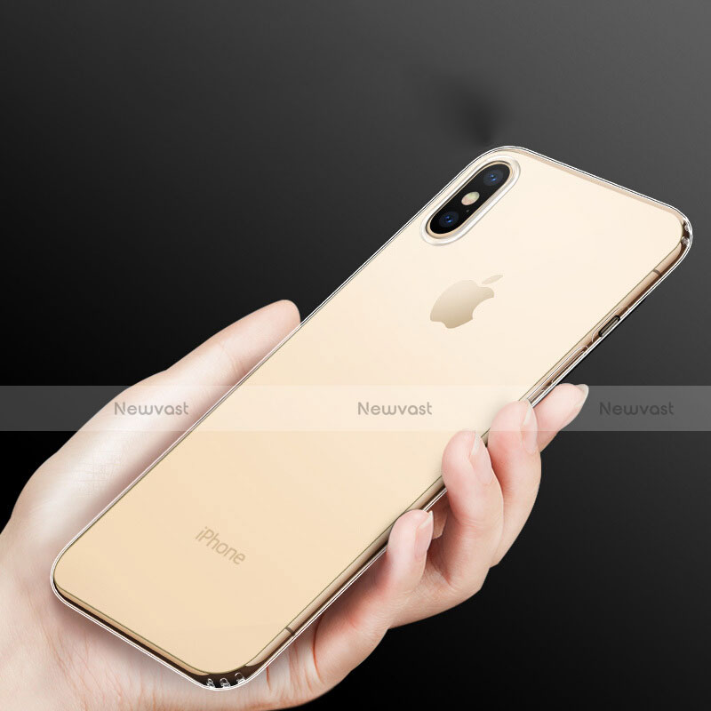 Ultra-thin Transparent TPU Soft Case C10 for Apple iPhone X Clear