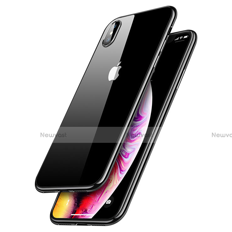 Ultra-thin Transparent TPU Soft Case C12 for Apple iPhone X Black