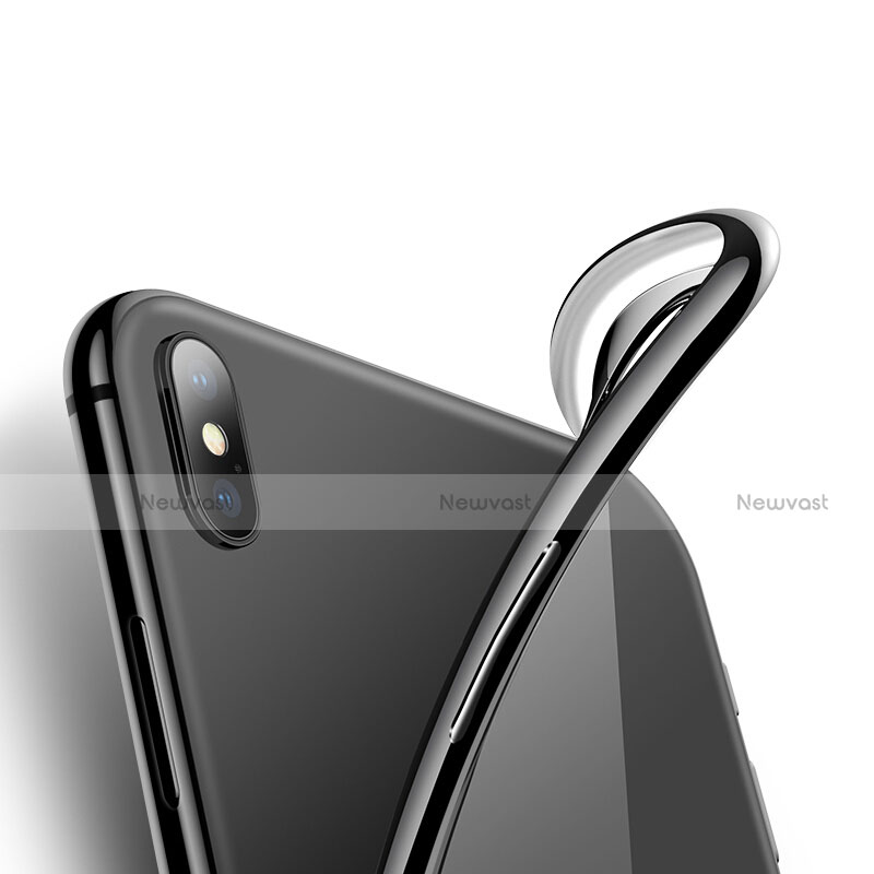 Ultra-thin Transparent TPU Soft Case C12 for Apple iPhone Xs Black