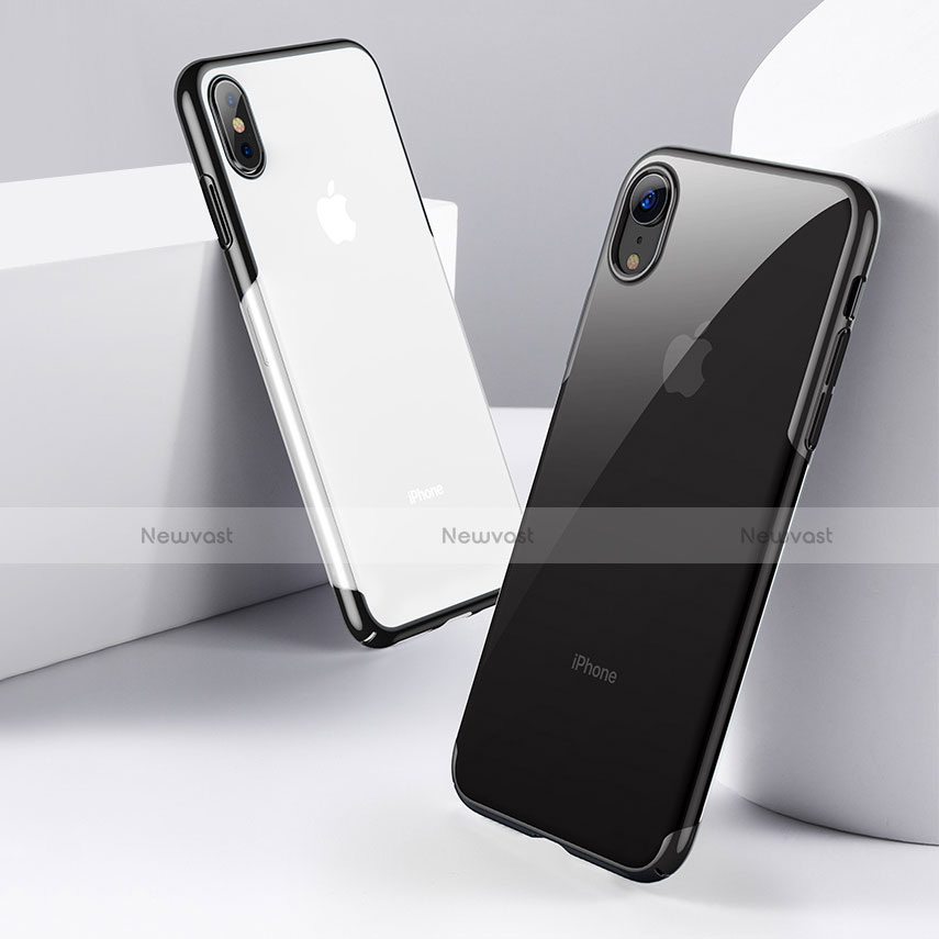 Ultra-thin Transparent TPU Soft Case C16 for Apple iPhone Xs Max Black