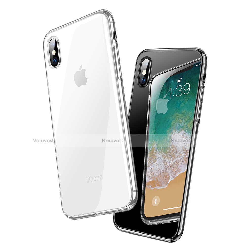 Ultra-thin Transparent TPU Soft Case C18 for Apple iPhone X Clear
