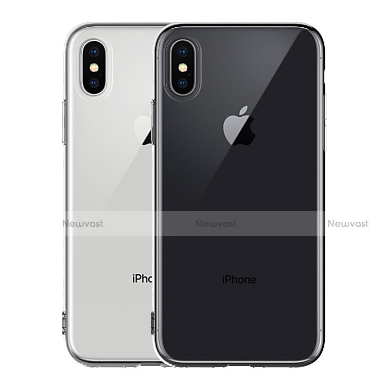 Ultra-thin Transparent TPU Soft Case C19 for Apple iPhone X Clear