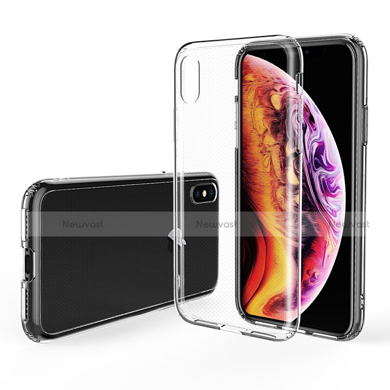 Ultra-thin Transparent TPU Soft Case C22 for Apple iPhone X Clear