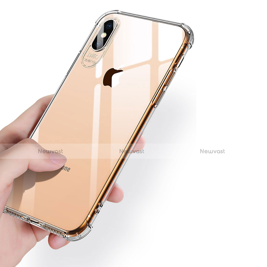 Ultra-thin Transparent TPU Soft Case C23 for Apple iPhone X Clear