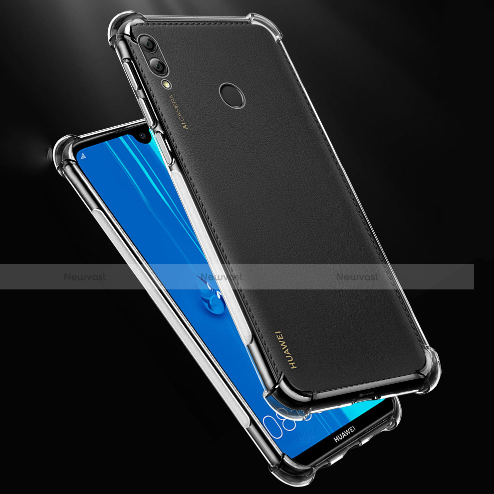 Ultra-thin Transparent TPU Soft Case Cover A01 for Huawei Honor 8X Max Clear