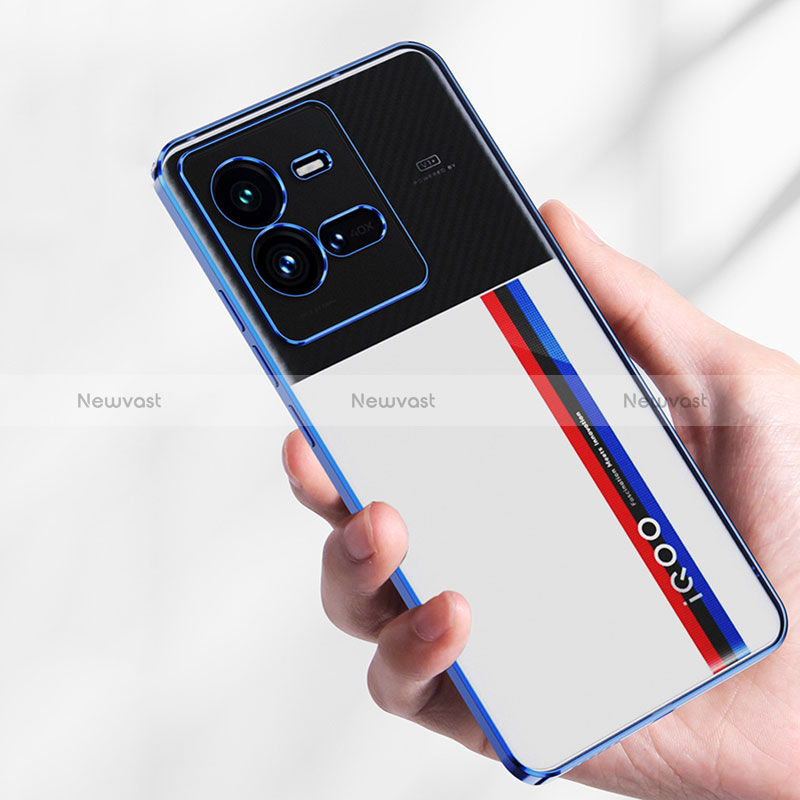 Ultra-thin Transparent TPU Soft Case Cover AN1 for Vivo iQOO 10 Pro 5G