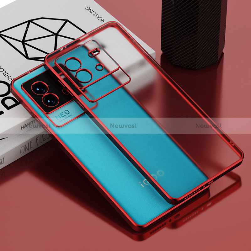 Ultra-thin Transparent TPU Soft Case Cover AN1 for Vivo iQOO Neo6 5G