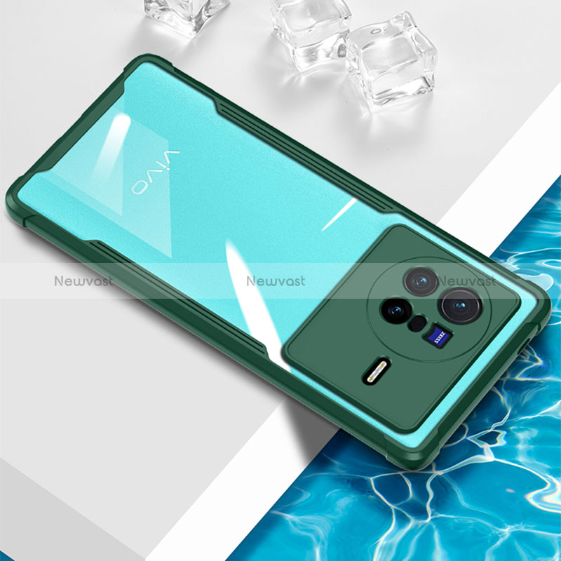Ultra-thin Transparent TPU Soft Case Cover BH1 for Vivo X80 5G