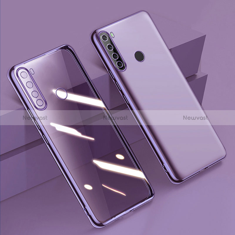 Ultra-thin Transparent TPU Soft Case Cover D01 for Xiaomi Redmi Note 8 (2021)