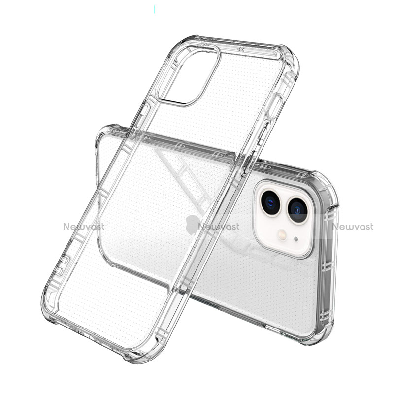 Ultra-thin Transparent TPU Soft Case Cover for Apple iPhone 12 Mini Clear