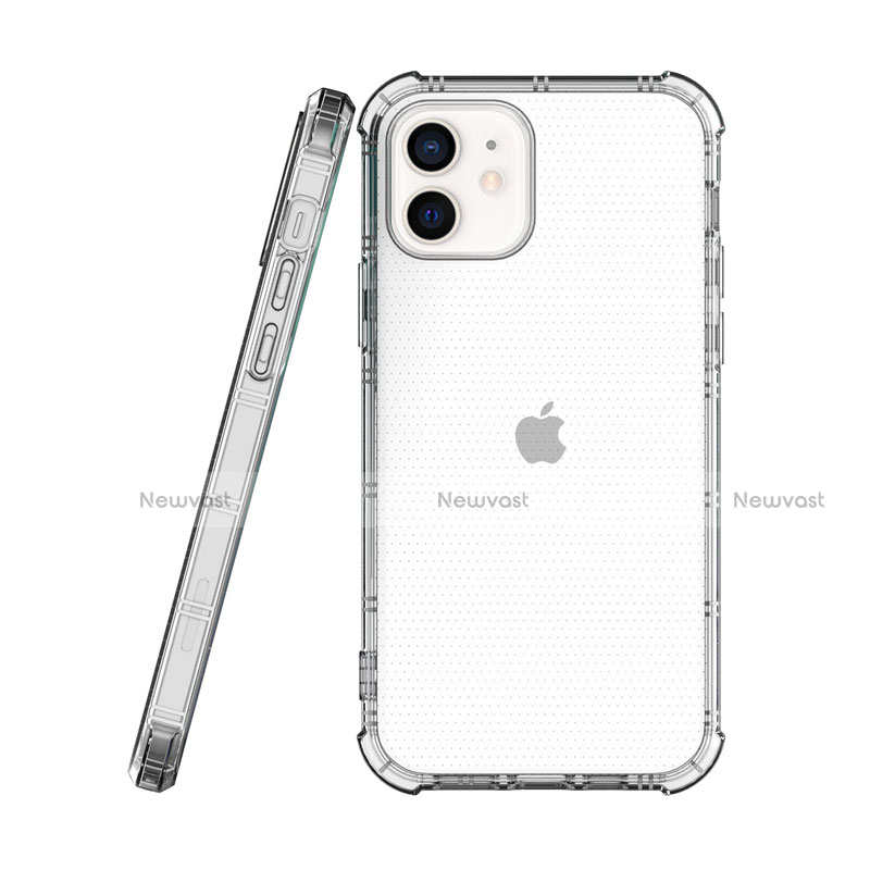 Ultra-thin Transparent TPU Soft Case Cover for Apple iPhone 12 Mini Clear