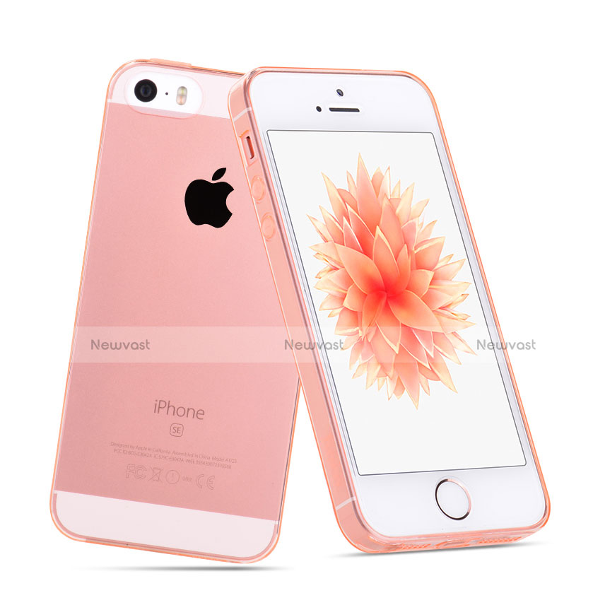Ultra-thin Transparent TPU Soft Case Cover for Apple iPhone SE Clear