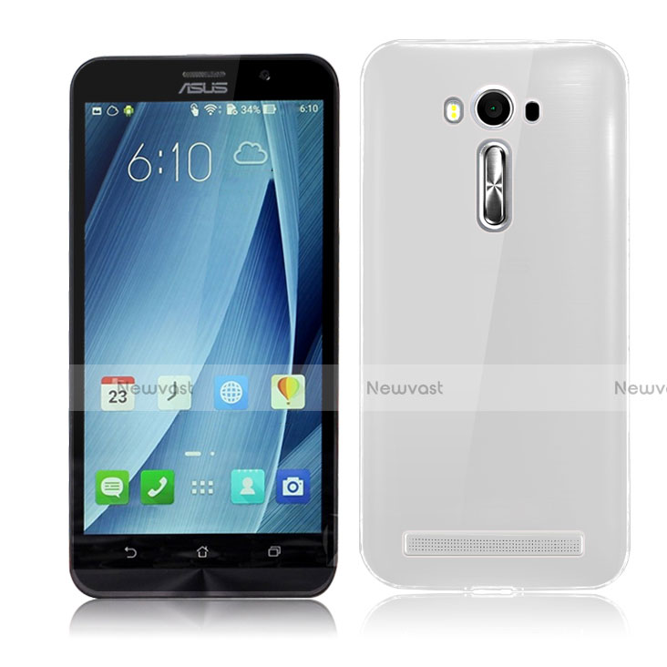 Ultra-thin Transparent TPU Soft Case Cover for Asus Zenfone 2 Laser 6.0 ZE601KL Clear