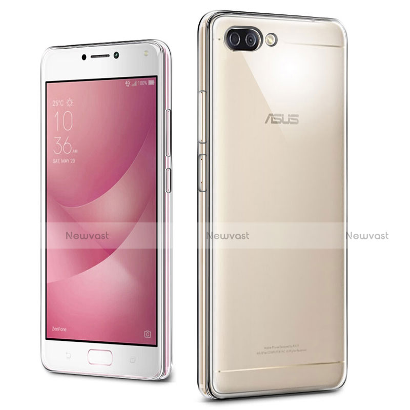 Ultra-thin Transparent TPU Soft Case Cover for Asus Zenfone 4 Max ZC554KL Clear
