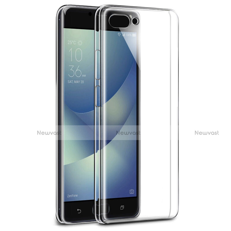 Ultra-thin Transparent TPU Soft Case Cover for Asus Zenfone 4 Max ZC554KL Clear