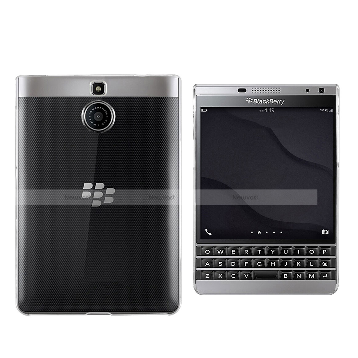 Ultra-thin Transparent TPU Soft Case Cover for Blackberry Passport Silver Edition Clear