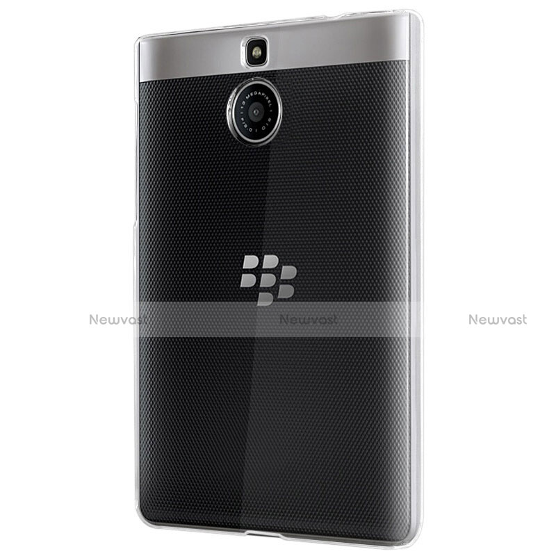 Ultra-thin Transparent TPU Soft Case Cover for Blackberry Passport Silver Edition Clear