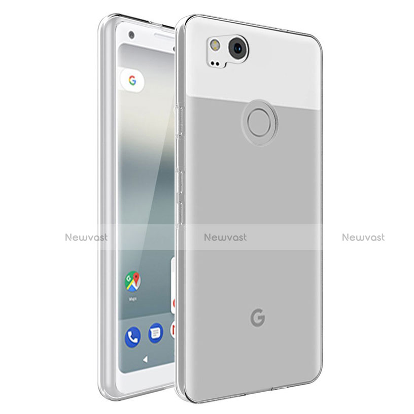 Ultra-thin Transparent TPU Soft Case Cover for Google Pixel 2 Clear