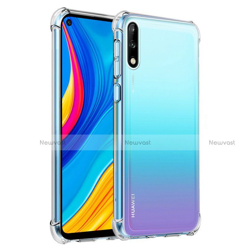 Ultra-thin Transparent TPU Soft Case Cover for Huawei Enjoy 10 Clear