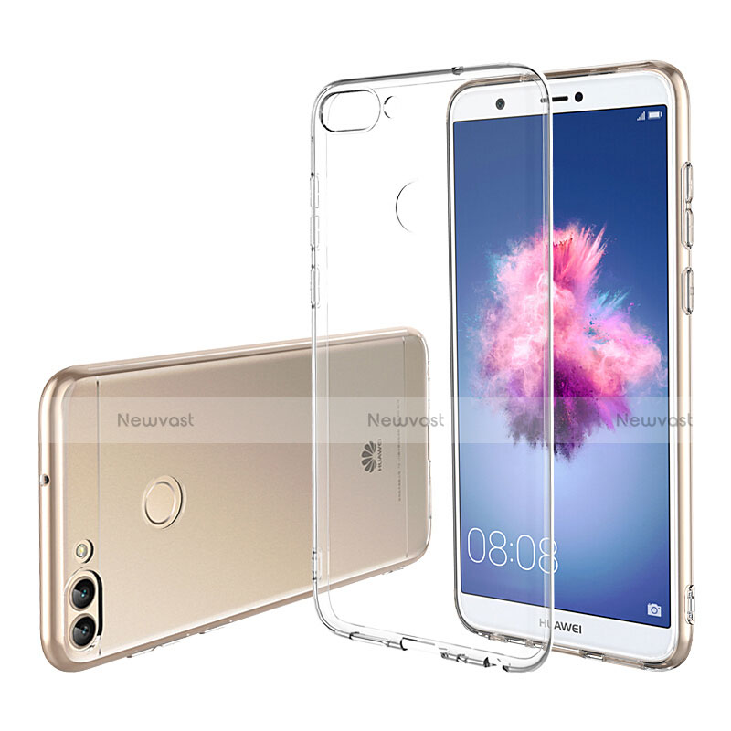 Ultra-thin Transparent TPU Soft Case Cover for Huawei Enjoy 7S Clear
